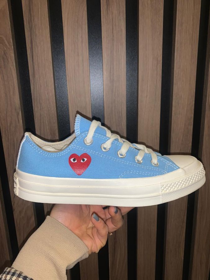 Converse Comme Des Garcons Play Blue голубые 168303C со скидкой в Спб 