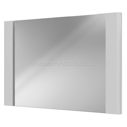 ЗБР052 Зеркало Вива (Белый глянец). Размер: 870*554*32
