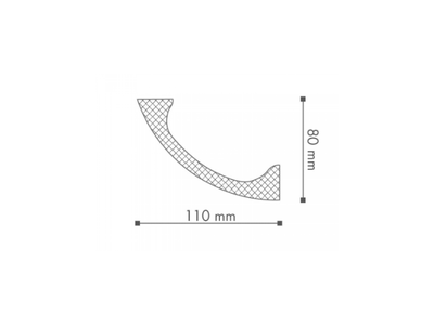 Карниз WT3 WALLSTYL® - 80*110*2000мм