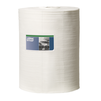 90537 Tork Premium Нетканый материал для интенсивной очистки в малом рулоне W1 / W2 /  W3 белый
