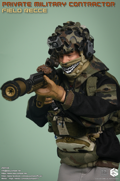 Наемник-разведчик (лимитированная версия) - Коллекционная ФИГУРКА 1/6 scale Private Military Contractor Field Recce (26055S) - Easy&Simple