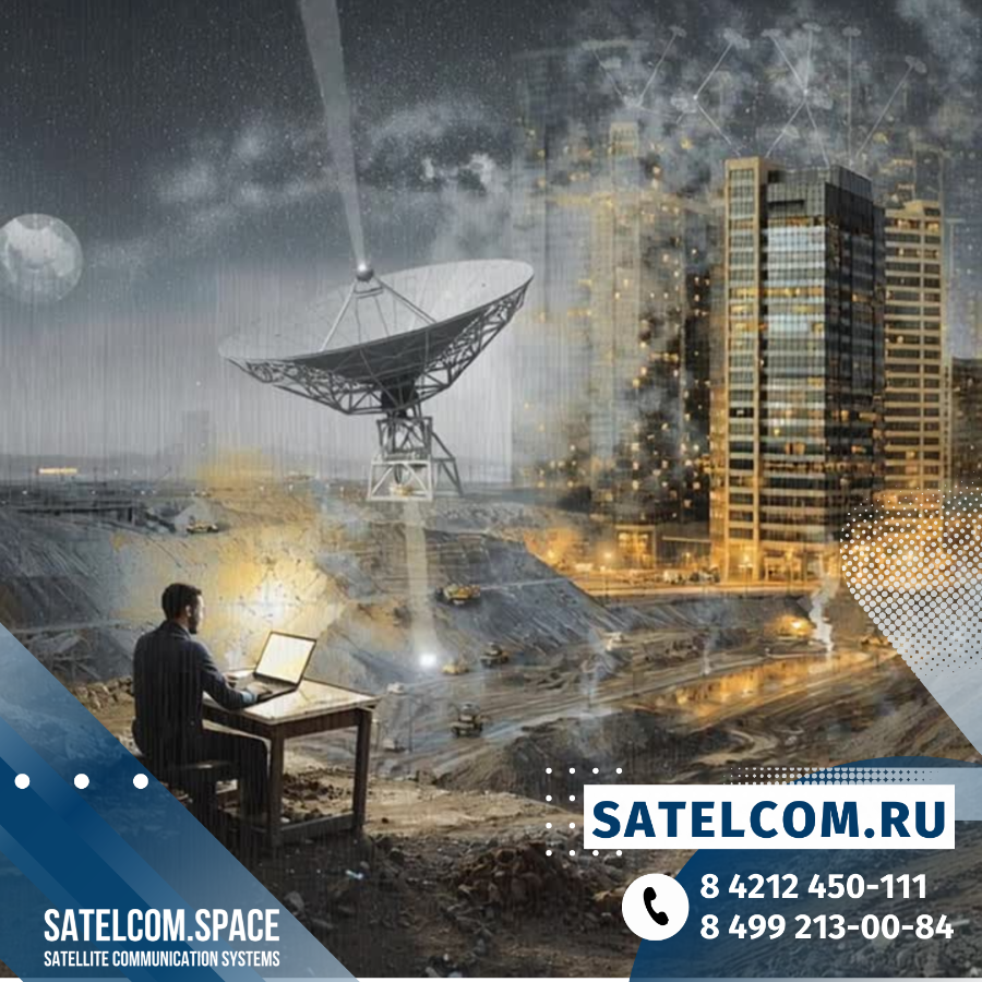 Добывающая промышленность и энергетика - возможности спутникового интернета 