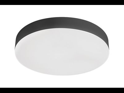 Feron св-к св/д накл. даунлайт 24W(1920lm) чер 4000K 4K IP44 круг 191x191x26 б/рамки AL266 ONE 51300