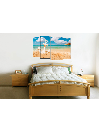 Модульная картина "Голубая лагуна"