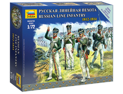 Сборная модель: (Звезда 6808) Русская линейная пехота 1812-1814 гг.