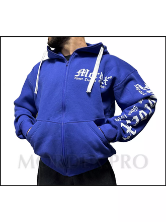 ХУДИ MORDEX с замком и капюшоном (голландский синий)