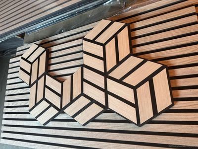 Акустическая панель DECO3D Technology Yellow Oak