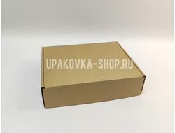 Коробка с откидной крышкой 240*200*60 мм БУРЫЙ