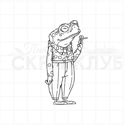 ФП штамп "Сварливая лягушка"