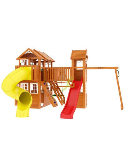 Детская площадка IgraGrad Клубный домик Макси с трубой Luxe