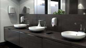 7173 Aquarius Диспенсер для жидкого и пенного мыла в кассетах картриджах 1 литр