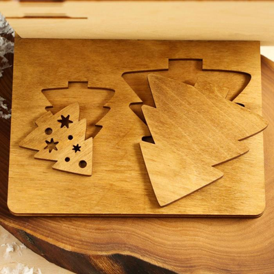 Органайзер Новогодний "Magic Time": подставка для телефона и часов, брелок, подставка под горячее