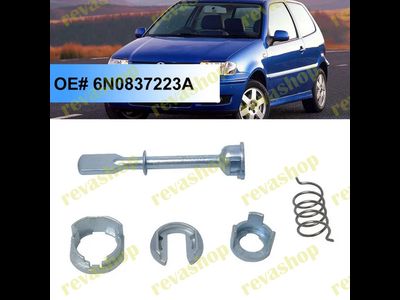 Ремкомплект личинки замка, ремкомплект замка двери, Volkswagen Polo Caddy, замок двери Volkswagen Po