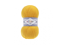 Пряжа  Ализе Ланаголд 800 . цвет желтый