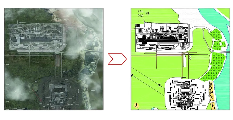 Создание топографической карты на основе космических снимков