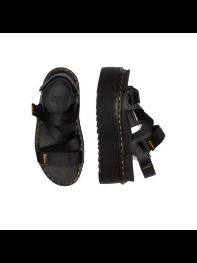 DR. MARTENS KIMBER TOUCH-STRAP PLATFORM SANDALS