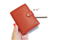 Портмоне мужское кожаное MONT BLANC для денег, автодокументов и паспорта,  Цвет: Рыжий