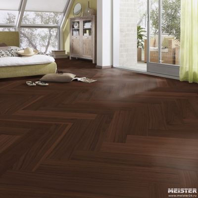 Паркетная доска Meister Орех Американский Лайвли 8044 PS500R