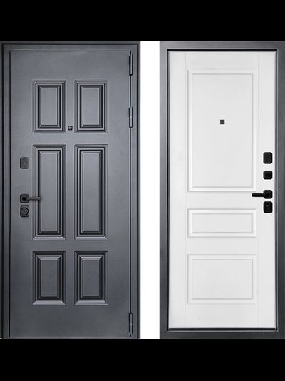 Входная дверь Анкора с панелью белый софт