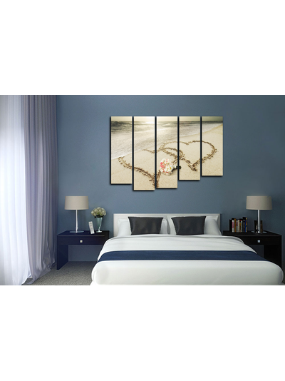 Модульная картина "Любовь на берегу"