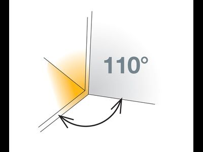 Петля мебельная Titus T-Type (накладная) 110/48/0 мм