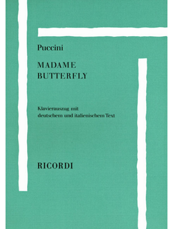Puccini. Madame Butterfly Klavierauszug (it) broschiert