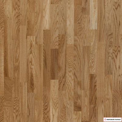 Паркетная доска PolarWood Classic Дуб Ливинг Глянцевый 188 мм 3-х полосная без фаски лак замок 2G толщина 14 мм 3.41 м2