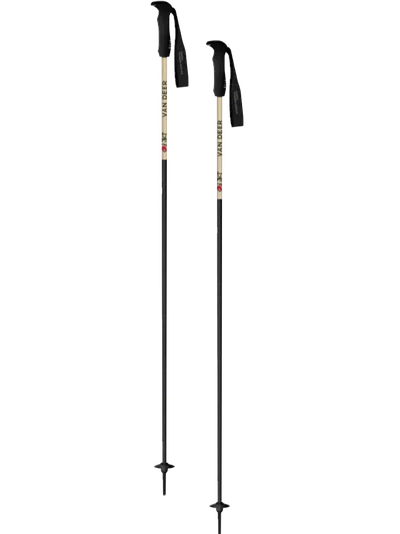 Палки PISTE CARBON sand/black