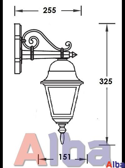Quadro S 79901 bl Парковый светильник