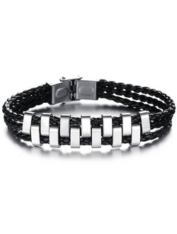 Мужской кожаный браслет "Natural Crust"