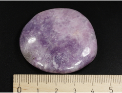 Лепидолит сиреневый, полировка плоская, Бразилия (43*42*9 мм, 32 г) №35729