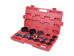 Набор оправок для монтажа и демонтажа ступичных подшипников, кейс, 14 предметов МАСТАК 100-30014C