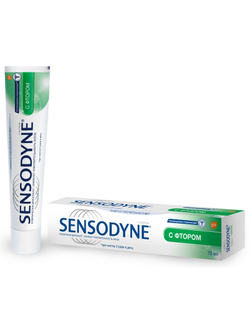 Зубная паста Sensodyne с фтором, 75 мл