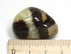 Септария, кальцит, галтовка, Мадагаскар (30*20*17 мм, 15 г) №35180