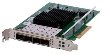 Сетевая карта Intel X710DA4FHBLK 932576, X710-DA4, 4x10Gb SFP+, PCIE3.0 x8, VMDq, PCI-SIG* SR-IOV Capable, iSCSI, FCoE,NFS