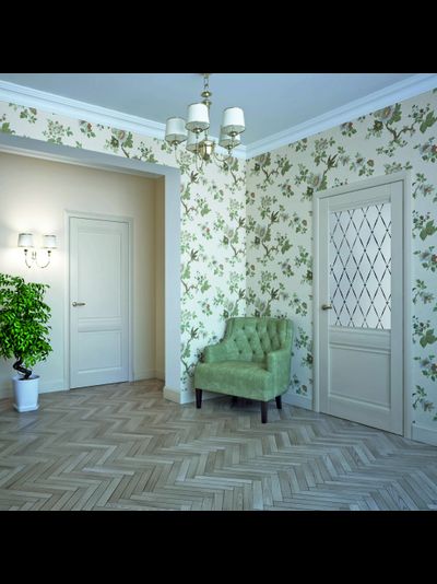 АЛЬБЕРО. РИМ. VINYL (ВИНИЛ) ВАНИЛЬ/ СТЕКЛО ХУДОЖЕСТВЕННОЕ