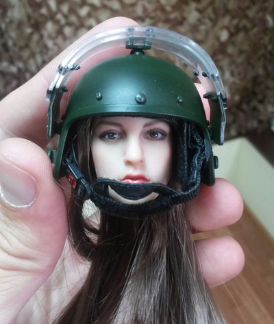 Женская голова (скульпт)  1/6  (KT005) - Kimi Toys