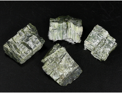 Хризотил-асбест "экстра" в ассортименте, необработанный образец, Россия, КЧР, Урупский район, Беденский массив, м-ние Мощевая балка (14-20 мм, 2-2,5 г) №29883