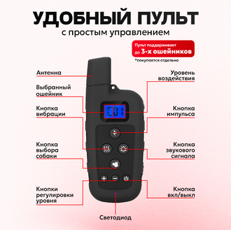 Электронный ошейник для собак PTL600