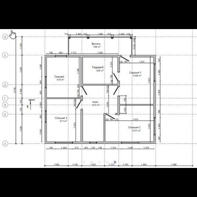 Двухэтажный каркасный дом с тремя спальнями 145м² (SK67)