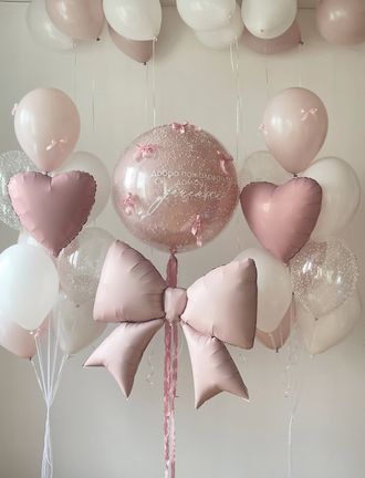 Комплект на выписку " Розовое счастье"