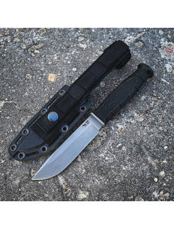 ТАКТИЧЕСКИЙ НОЖ ФИНСКИЙ сталь Х12МФ, рукоять резина, НОЖНЫ ABS