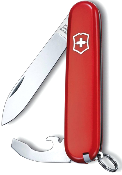 VICTORINOX Bantam 0.2303, 84 мм., 8 функций, красный