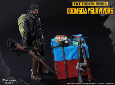 Ящик деревянный красный с ремнями 1/6 (FS-73012) - FLAGSET