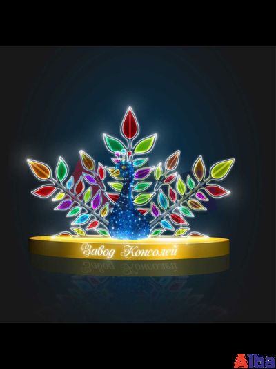 Световая декорация Павлин