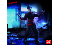 ПРЕДЗАКАЗ - Фредди Крюгер (серия "Кошмар на улице Вязов")  - Коллекционная фигурка 1/12 SCALE skin broken man (POT-0004) - Play One twelve ?ЦЕНА: 10900 РУБ.?