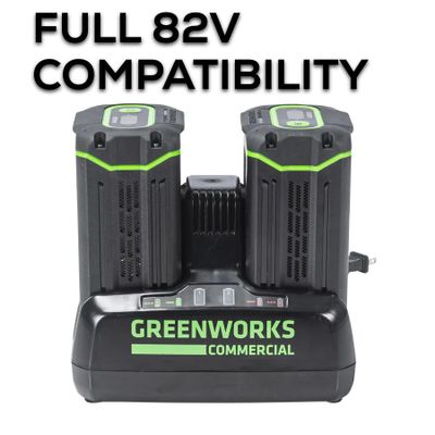 Двухпортовое зарядное устройство Greenworks G82C2 8А