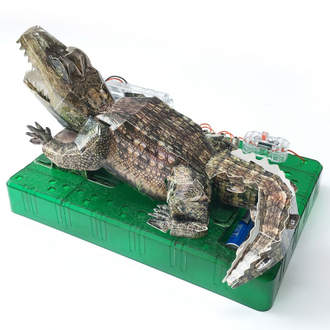Конструктор 3D Электронный Крокодил арт.277390