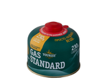 Газ для порт. плит TOURIST GAS STANDARD (TBR-230) (КОРЕЯ), метал. баллон, 230гр. резьб., (всесезонный)