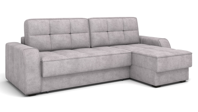 ДВУСПАЛЬНЫЙ РАСКЛАДНОЙ СТИЛЬНЫЙ СОВРЕМЕННЫЙ УГЛОВОЙ  ДИВАН-КРОВАТЬ КЕМБРИДЖ, СО СПАЛЬНЫМ МЕСТОМ И МЕХАНИЗМОМ ПАНТОГРАФ, УНИВЕРСАЛЬНЫЙ УГОЛ